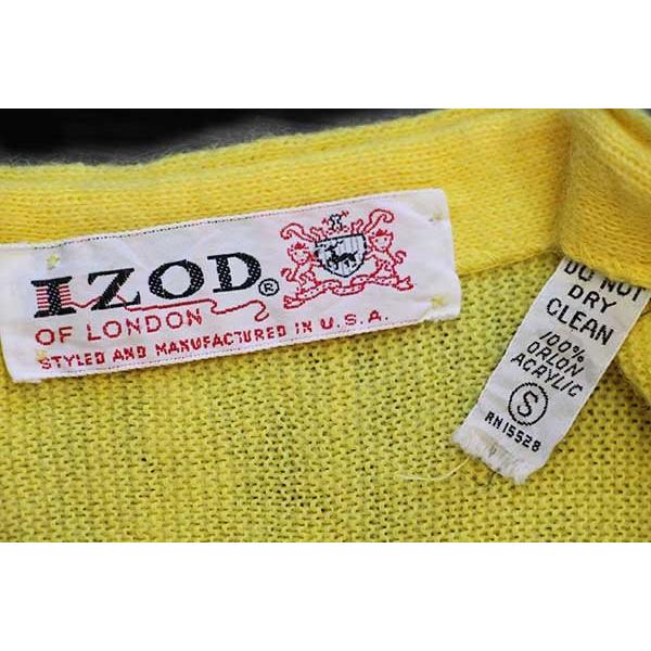 LACOSTE 70s USA製 IZOD OF LONDON ワンポイント パール編み LACOSTE 70s USA製 IZOD OF LONDON ワンポイント パール編み