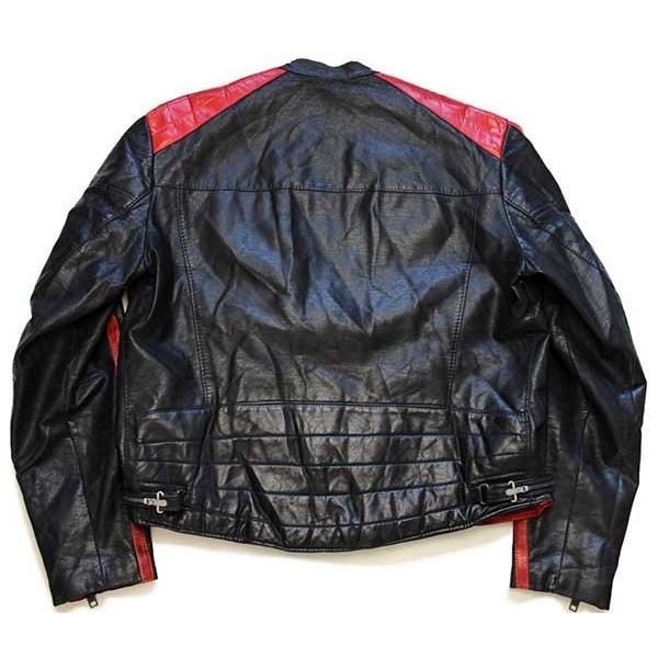 80s HEALSON キルティングライナー セミダブルライダース レザー