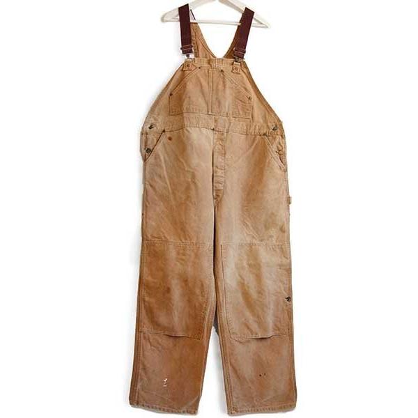 Carhartt カーハート　オーバーオール　茶　70s Carhartt 70s USA製 carharttカーハート 山ポケ ダック地