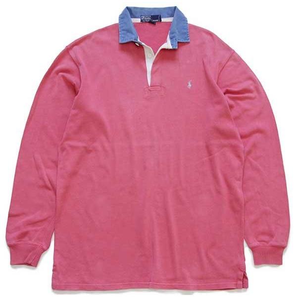 90s Polo by Ralph Lauren ポロシャツ ピンク L 90s Polo by Ralph Lauren ポロシャツ ピンク L 90s Polo Ralph Lauren