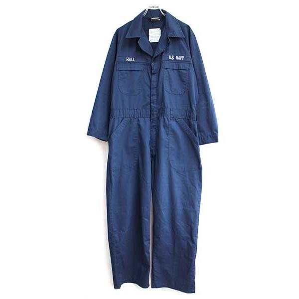 90s 米軍 U.S.NAVY ユーティリティ シップボード カバーオール