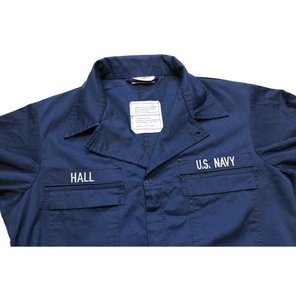 90s 米軍 U.S.NAVY ユーティリティ シップボード カバーオール
