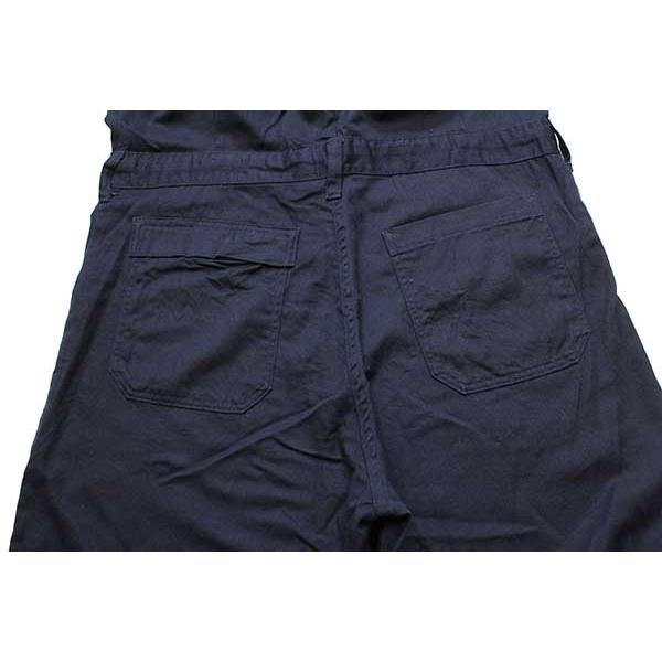 【米軍実物】US NAVY ユーティリティ カバーオール つなぎ 48R 15 米軍 U.S.NAVY パッチ付き ユーティリティ カバーオール