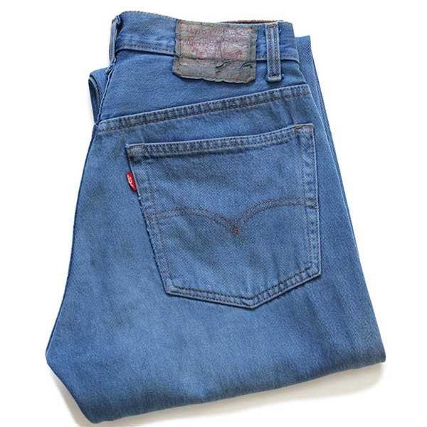 Levi's（リーバイス） 90s USA製 501 カラーデニムパンツ 後染め 薄青