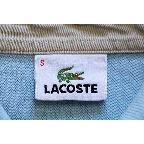 LACOSTE（ラコステ） 90s LACOSTEラコステ ボーダー コットン 鹿の子