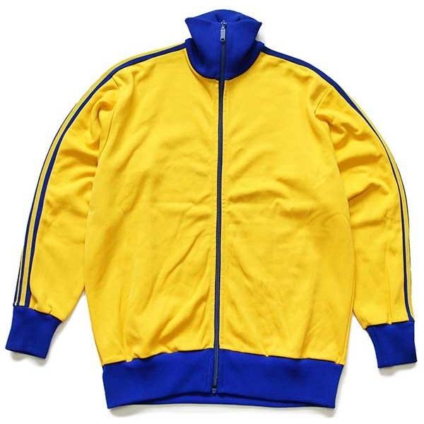 70s Helanca ハイネック ツートン 切り替え トラックジャケット&パンツ