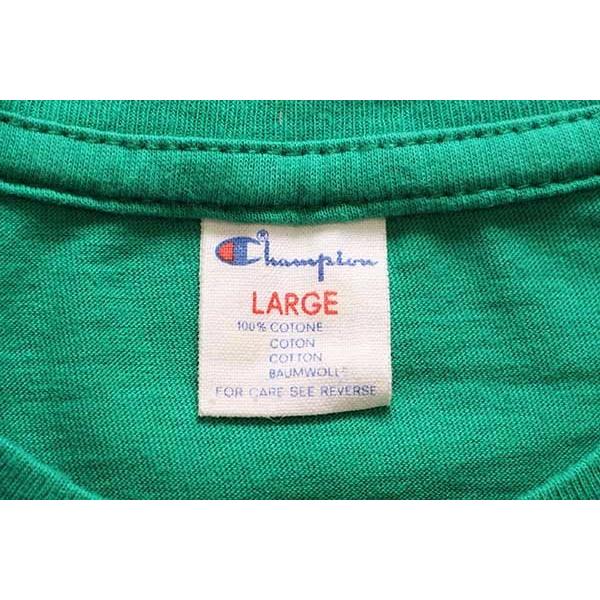 Champion（チャンピオン） 80s イタリア製 スクリプト ロゴ コットンT