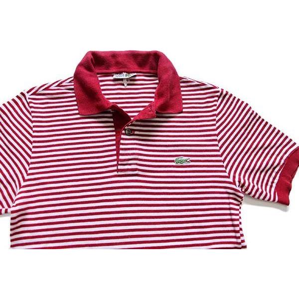 LACOSTE（ラコステ） 70s フランス製 CHEMISE LACOSTE ボーダー 