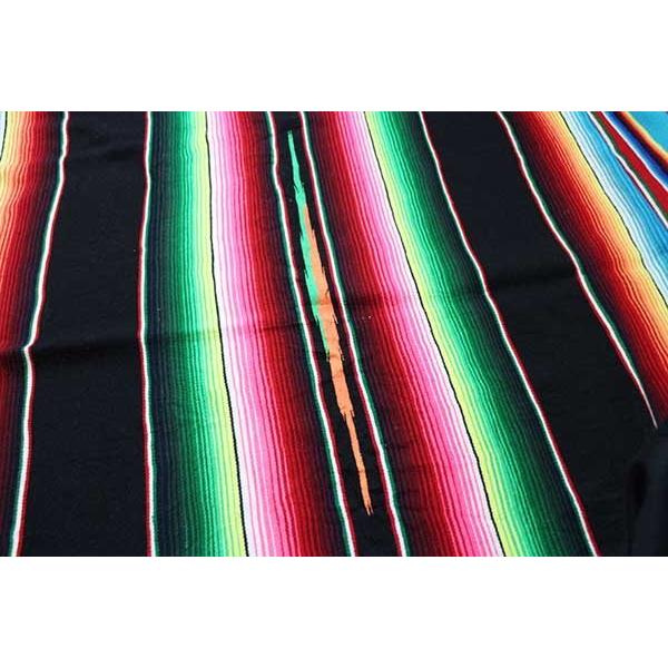 メキシカン ラグ サラペ☆B オールド ビンテージ メキシコ ネイティブ