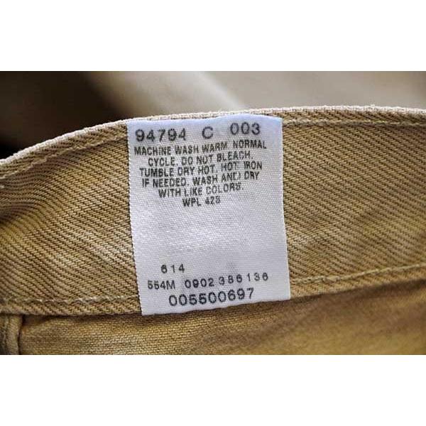 Levi's（リーバイス） 00s USA製 550 カラーデニムパンツ 後染め