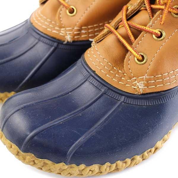 L.L.Bean USA製 6ホール ビーンブーツ タン×ネイビー☆オールド L.L.Bean USA製 6ホール ビーンブーツ タン×ネイビー☆オールド