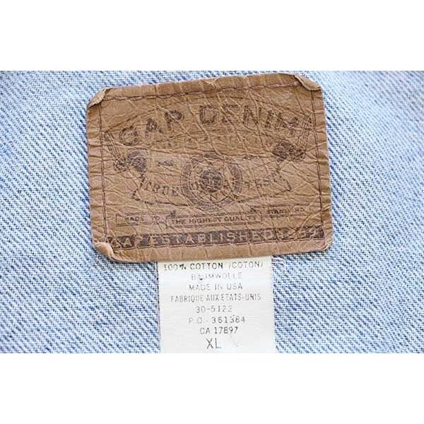 GAP（ギャップ） 90s USA製 デニムジャケット 4ポケット XL☆オールド