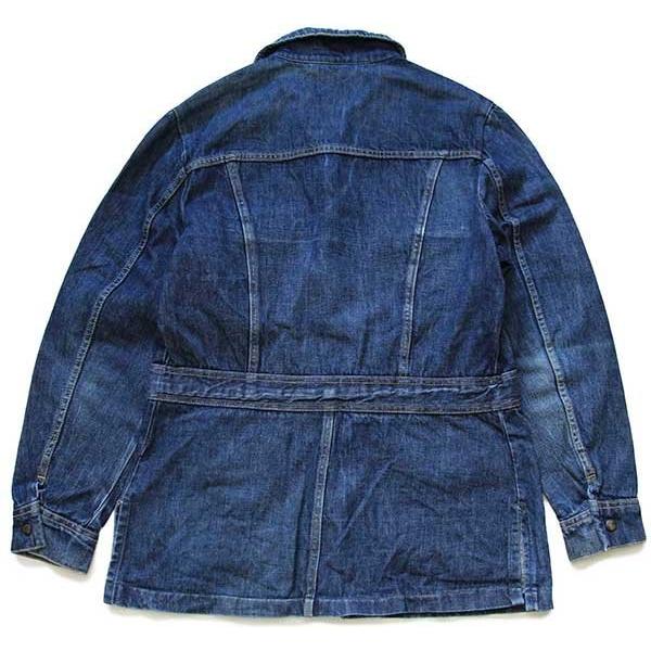 70s-80s USA製 Lee デニムカバーオール　ブッシュジャケット Lee（リー） 70s USA製 デニム ブッシュジャケット☆ビンテージ