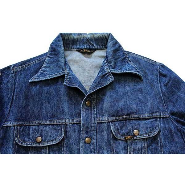 70s-80s USA製 Lee デニムカバーオール　ブッシュジャケット Lee（リー） 70s USA製 デニム ブッシュジャケット☆ビンテージ