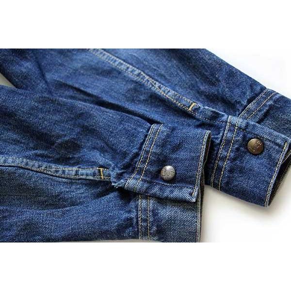 70s-80s USA製 Lee デニムカバーオール　ブッシュジャケット Lee（リー） 70s USA製 デニム ブッシュジャケット☆ビンテージ