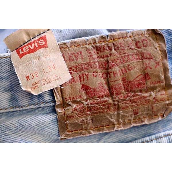Levi's 80s USA製 Levi'sリーバイス 501 ケミカルウォッシュ Levi's 80s USA製 Levi'sリーバイス 501 ケミカルウォッシュ