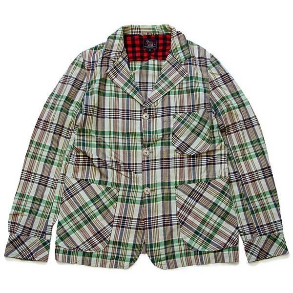 M*y様 Woolrich チェック柄ジャケット M WOOLRICH（ウールリッチ） イタリア製 マドラスチェック 3つボタン