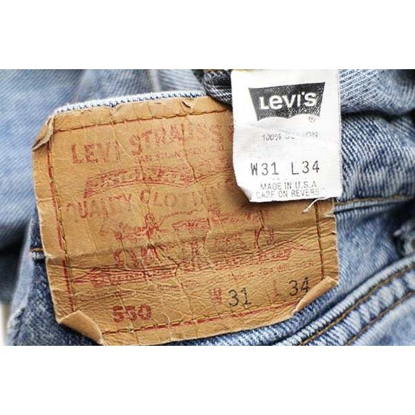 Levi's 90s USA製 Levi'sリーバイス 550 デニムパンツ w31 L34 Levi's 90s USA製 Levi'sリーバイス 550 デニムパンツ w31 L34
