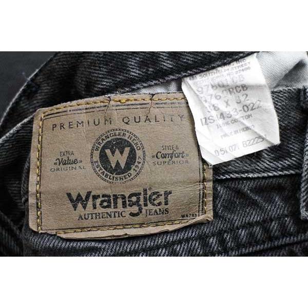 Wrangler 00s メキシコ製 Wranglerラングラー ブラック デニムパンツ 