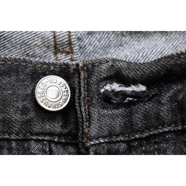 Levi's（リーバイス） 90s USA製 501 先染め ブラック デニムパンツ