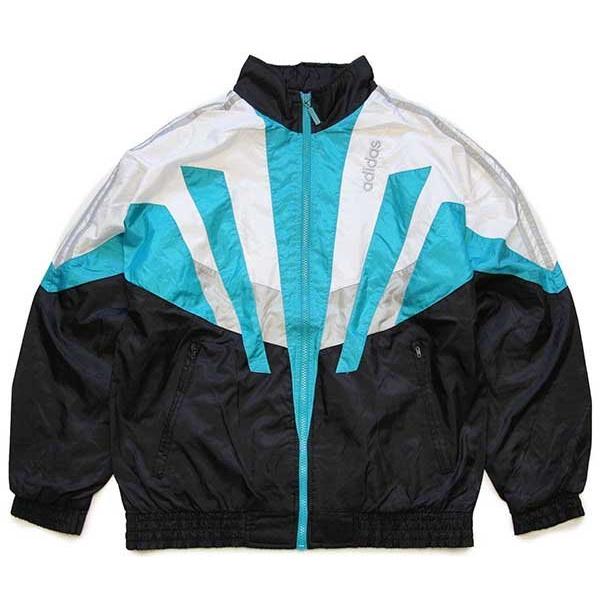 人気カラー☆90s アディダス 刺繍ロゴ マルチカラー トラックジャケット L adidas（アディダス） 90s adidasアディダス ロゴ刺繍 マルチカラー