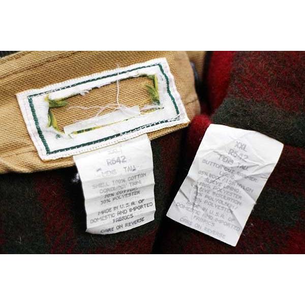 L.L.Bean（エルエルビーン） 90s USA製 タータンチェック ウール