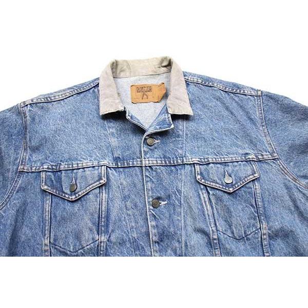 GAP 90s USA製 GAPギャップ デニムジャケット 4ポケット☆特大 GAP 90s USA製 GAPギャップ デニムジャケット 4ポケット☆特大