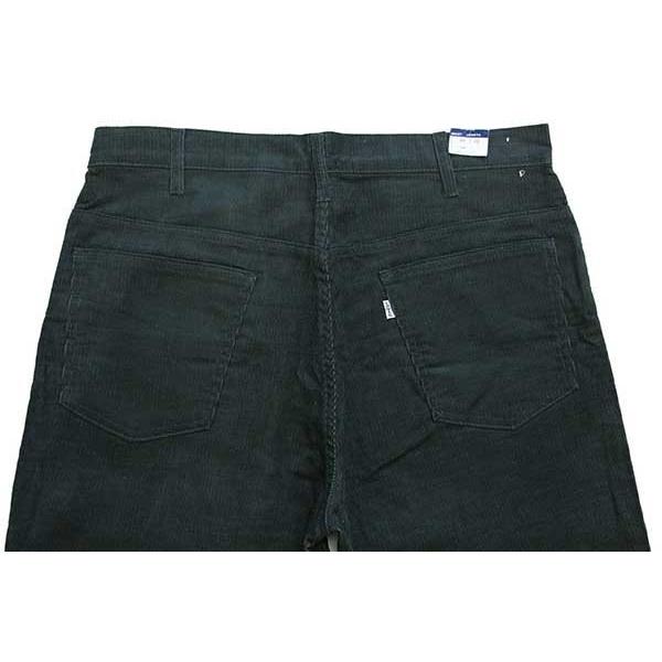 70s 80s levi's 646 ブラック　コーデュロイ 70s米国製Levi'sリーバイス646フレアコーデュロイパンツUSA黒