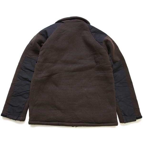 90s 米軍 U.S.ARMY ECWCS フリースライナー パイルジャケット 焦げ茶 M 