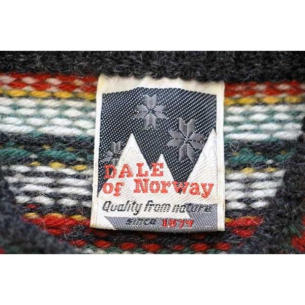 90s ノルウェー製 DALE OF NORWAY ノルディック柄 ウールニット