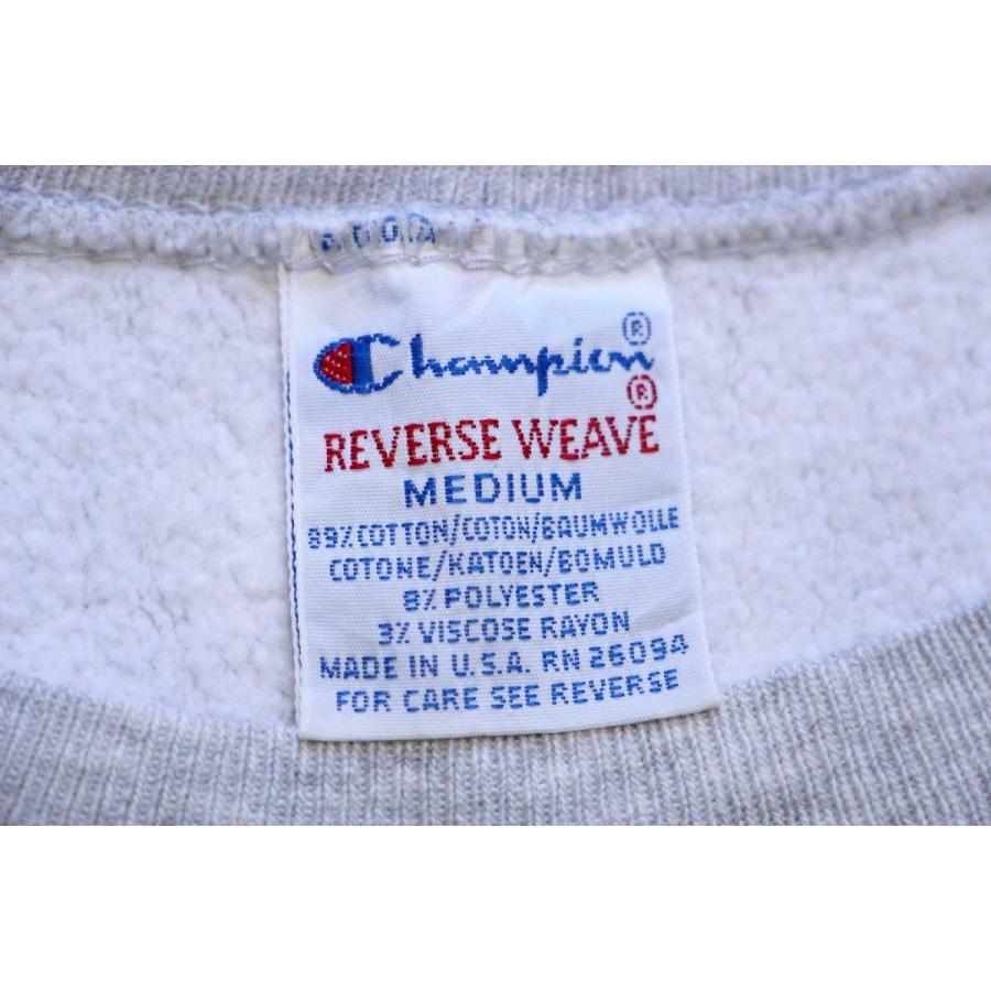 Champion（チャンピオン） 90s USA製 スクリプト ビッグロゴ刺繍