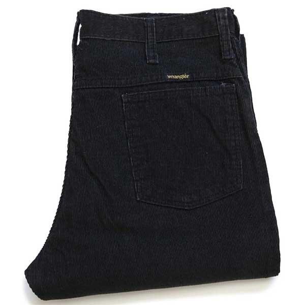 Wrangler（ラングラー） 70s USA製 1W500 コーデュロイパンツ 黒 33