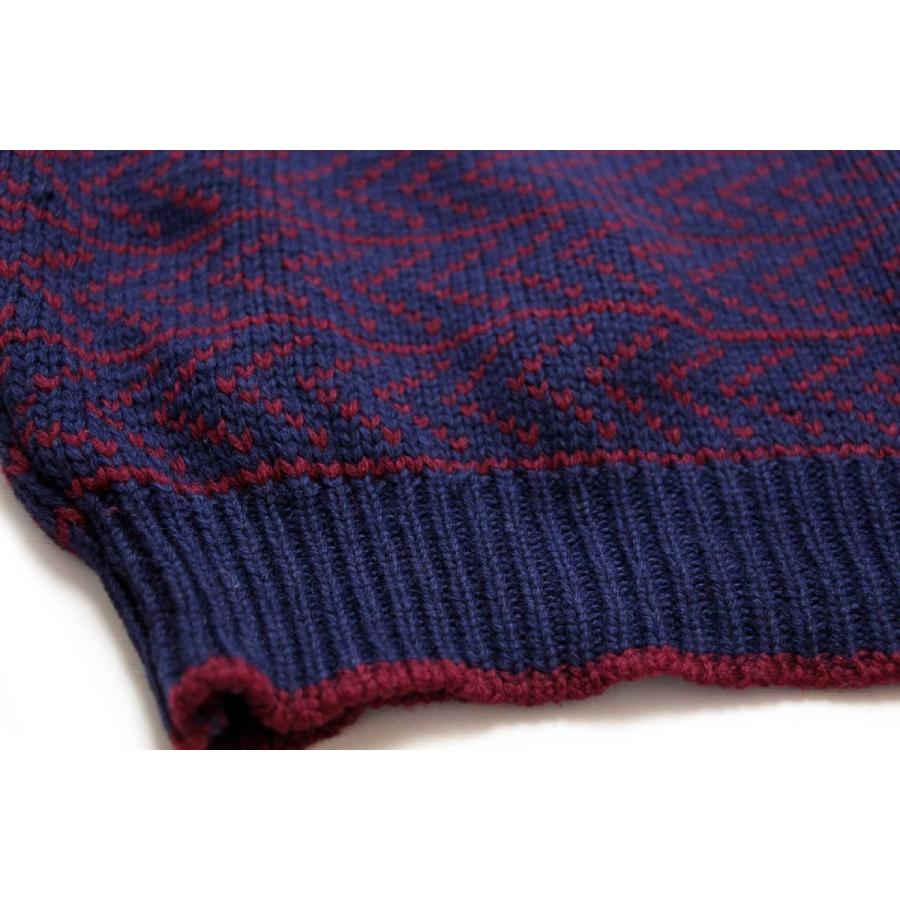 GAP（ギャップ） 80s GAPギャップ 総柄 ウールニット セーター XL