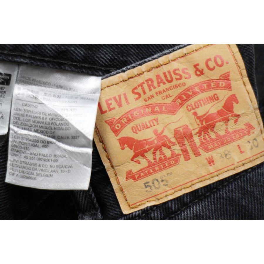 Levi's メキシコ製 Levi'sリーバイス 505 ブラック デニムパンツ Levi's メキシコ製 Levi'sリーバイス 505 ブラック デニムパンツ