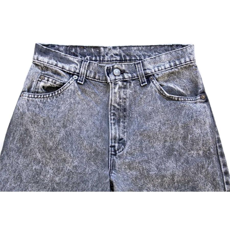 Levi's（リーバイス） 90s USA製 550 ケミカルウォッシュ ブラック