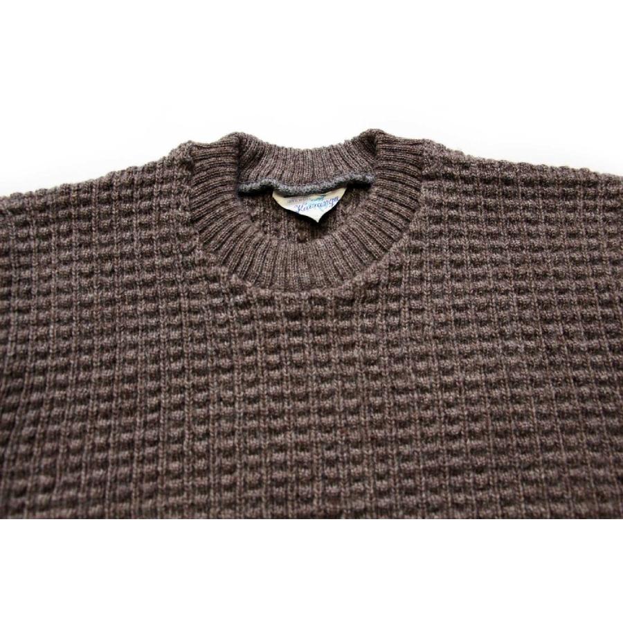 70s ニュージランド製 Kairanga ウール ポップコーンニット セーター