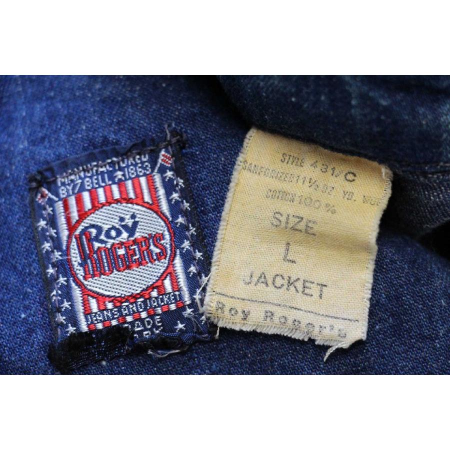 【希少!!】70s Roy ROGER’S ヴィンテージ デニムカバーオール 70s Roy ROGER'S デニム チョアコート カバーオール L☆ビンテージ