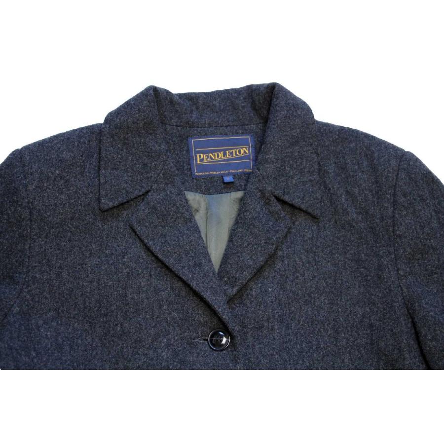 90s USA製 PENDLETONペンドルトン ロング ウール チェスターコート 