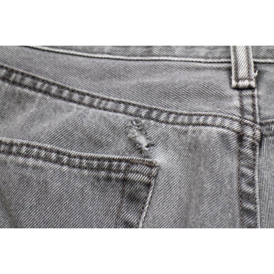 Levi's Levi'sリーバイス 505 ダメージ ブラック デニムパンツ Levi's Levi'sリーバイス 505 ダメージ ブラック デニムパンツ