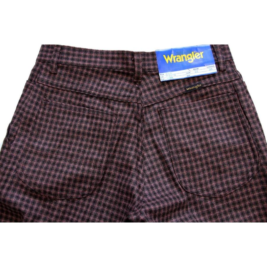 デッドストック★80s イタリア製 BLUE BELL Wranglerラングラー チェック ウール混 パンツ w32★ビンテージ ユーロ カントリー スラックス Wrangler（ラングラー） デッドストック☆80s イタリア製 BLUE BELL