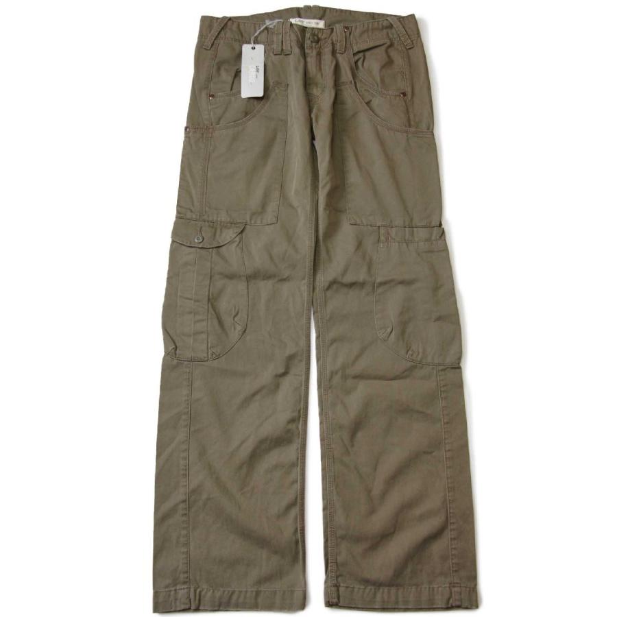 デッドストック★Leeリー CARGO USED加工 コットン カーゴパンツ オリーブ W28 L33★ユーロ ヨーロッパ オールド ワーク ワイド Lee（リー） デッドストック☆Leeリー CARGO USED加工 コットン カーゴ