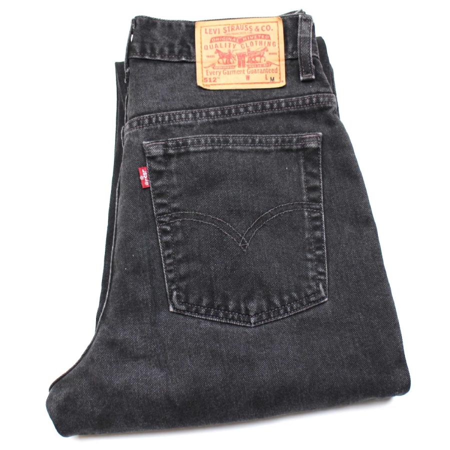 00s Levi's flared denim black Y2K メキシコ製 Levi's（リーバイス） 00s メキシコ製 512 ブラック デニムパンツ 8