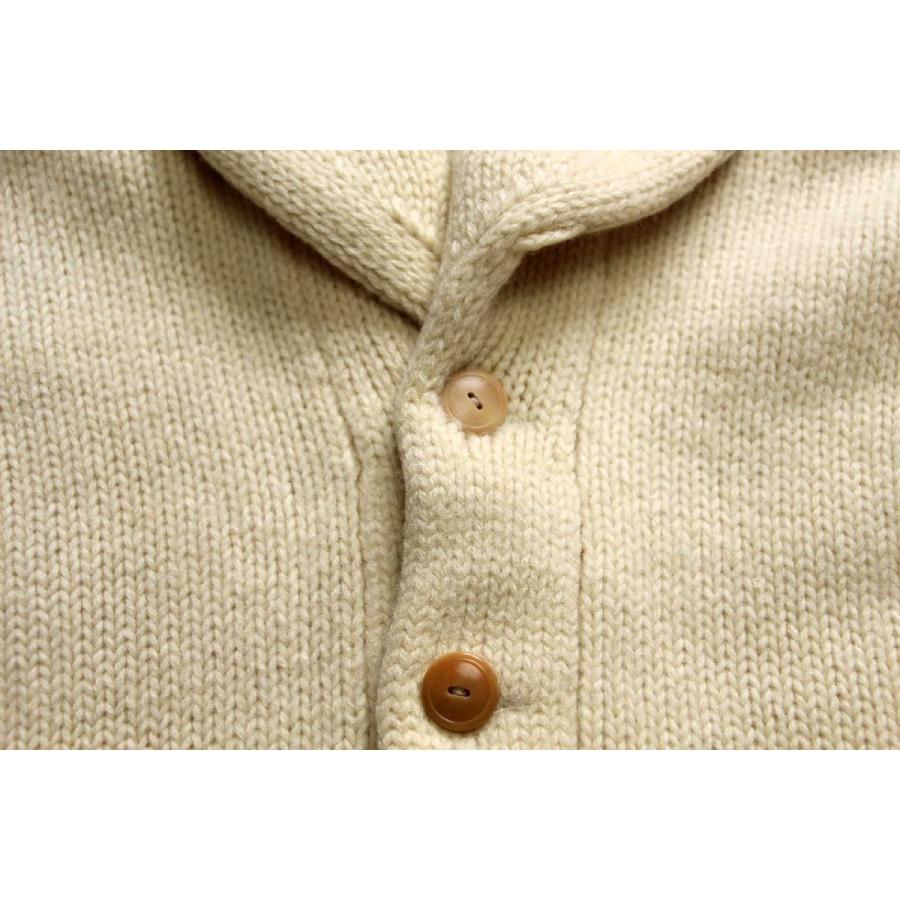 40s Revere KNITTING MILLS ショールカラー ローゲージ ウールニット