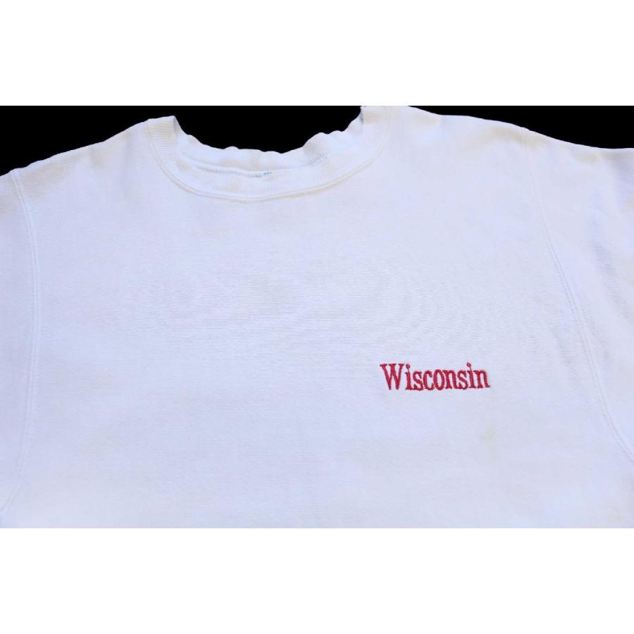 Champion 80s USA製 Championチャンピオン Wisconsin 刺繍 Champion 80s USA製 Championチャンピオン Wisconsin 刺繍