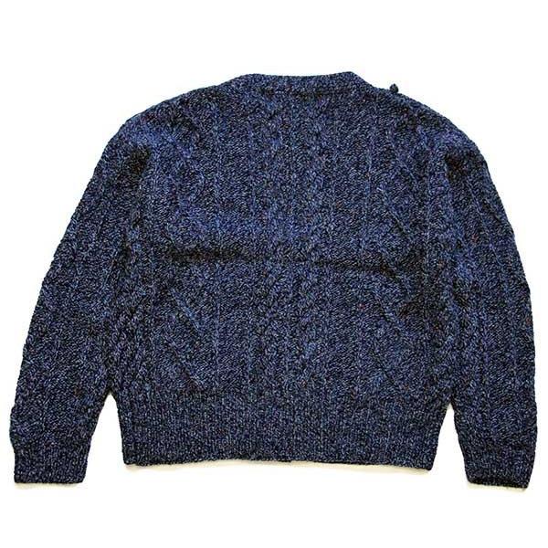 90s CARROLL REED ケーブル編み ネップ入り シェットランド ウール