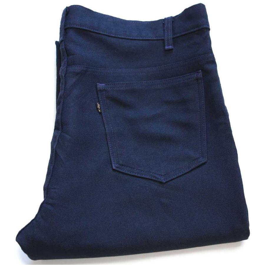 Levi's（リーバイス） 90s USA製 517 ポリエステルパンツ 紺 W38☆84