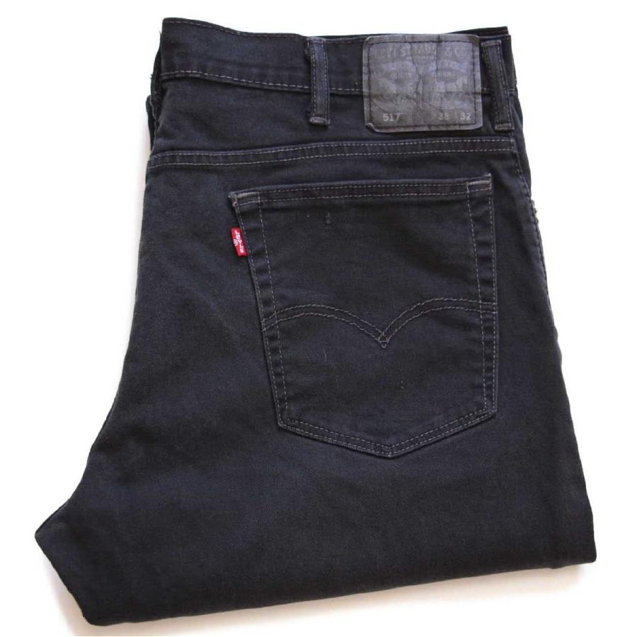 Levi's Levi'sリーバイス 517 ストレッチ ブラック デニムパンツ Levi's Levi'sリーバイス 517 ストレッチ ブラック デニムパンツ