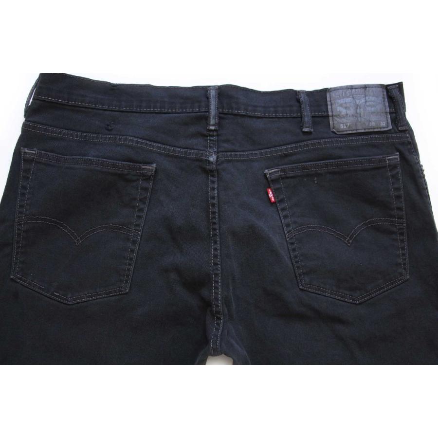 Levi'sリーバイス 517 ストレッチ ブラック デニムパンツ w38 L32★SDP2508 ブーツカット フレア ジーンズ オーバーサイズ ビッグサイズ｜sixpacjoe｜05