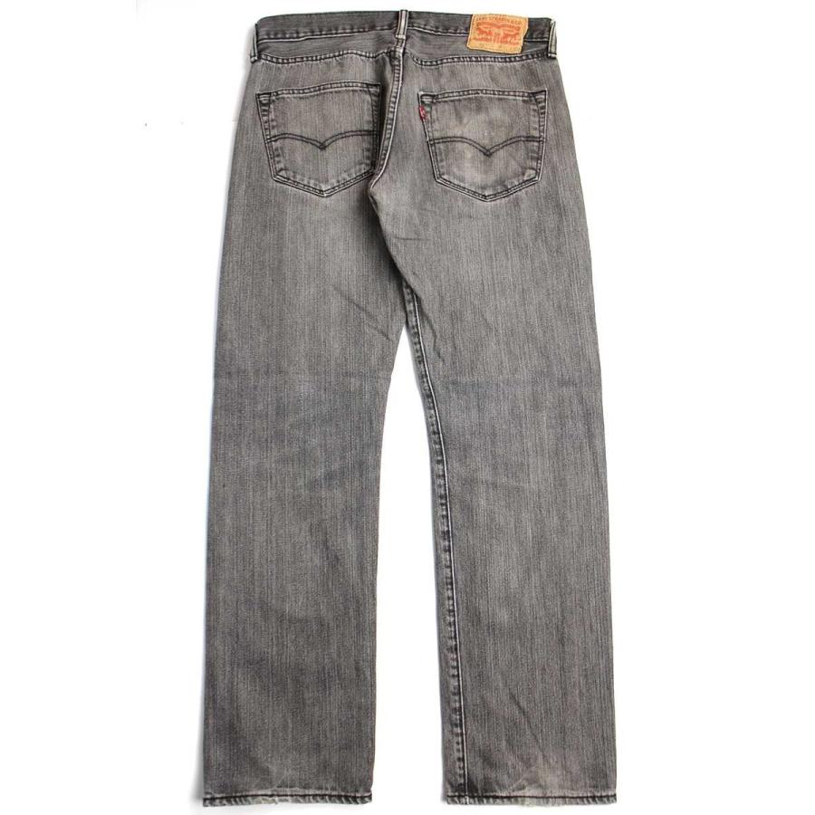 メキシコ製 Levi'sリーバイス 501 先染め ブラック デニムパンツ フェード w31 L30★SDP2538 ジーンズ ストレート グレー ボロ｜sixpacjoe｜03