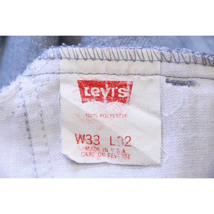 Levi's（リーバイス） 90s USA製 517 ポリエステルパンツ 杢ライト